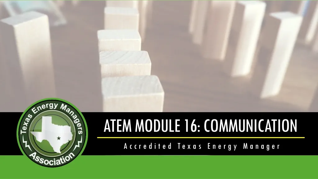 atem module 16 communication