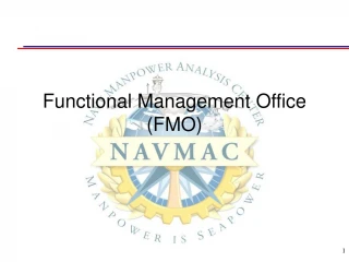 Functional Management Office (FMO) - slide 1
