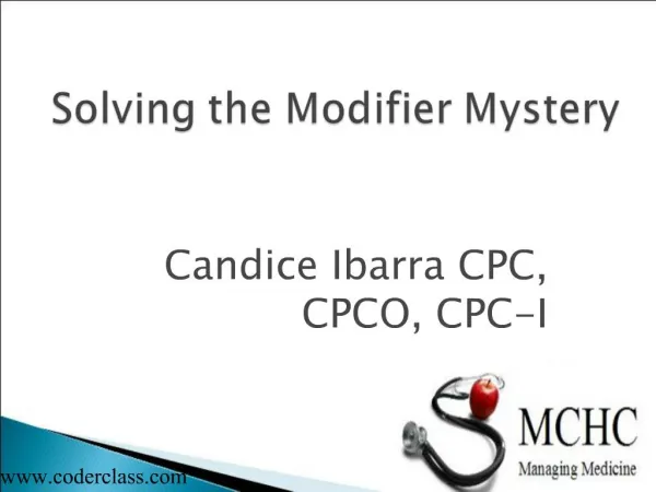 Solving the Modifier Mystery
