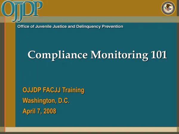 Compliance Monitoring 101