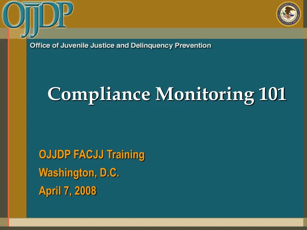 compliance monitoring 101