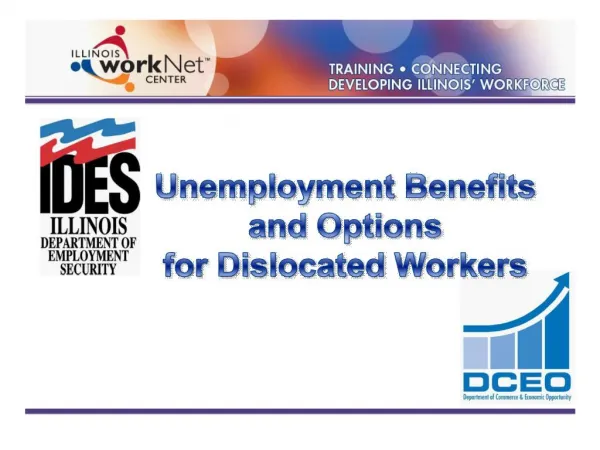 unemployment benefits and options for dislocated workers