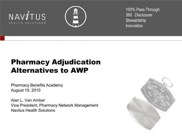 pharmacy adjudication alternatives to awp