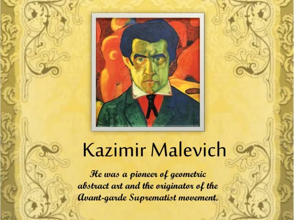 great works of kazimir malevich