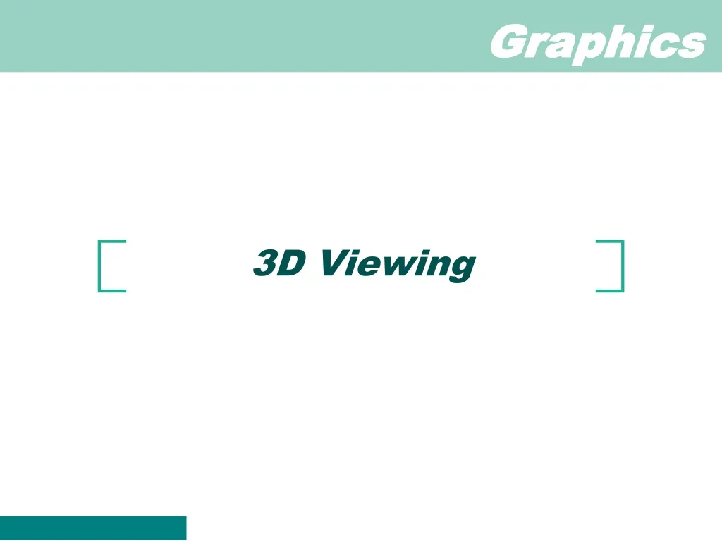 3d viewing