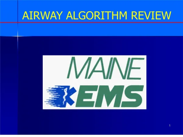 airway algorithm review