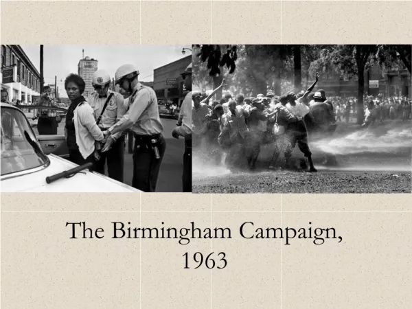 The Birmingham Campaign, 1963