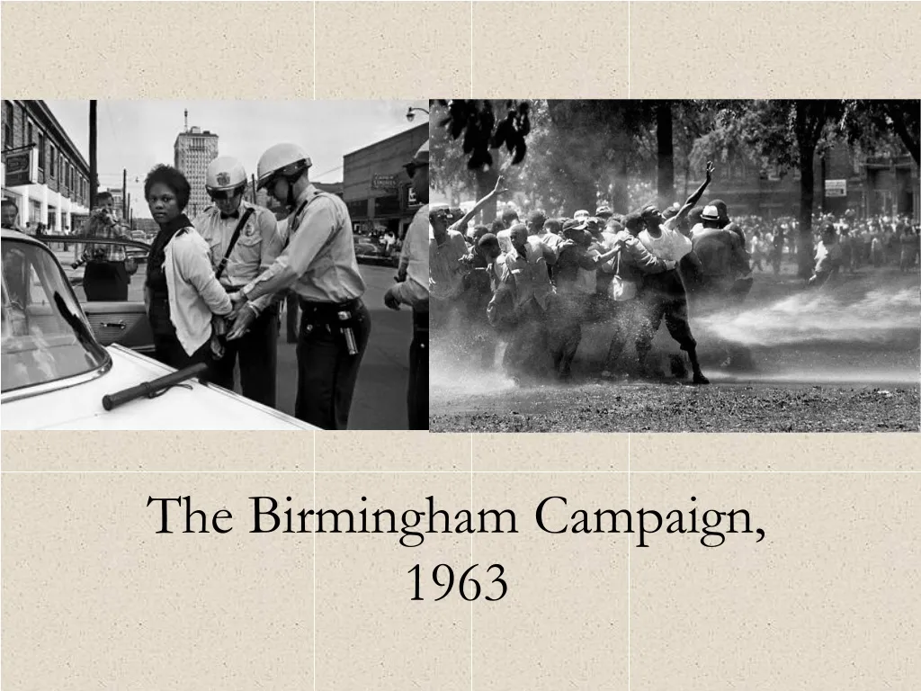the birmingham campaign 1963