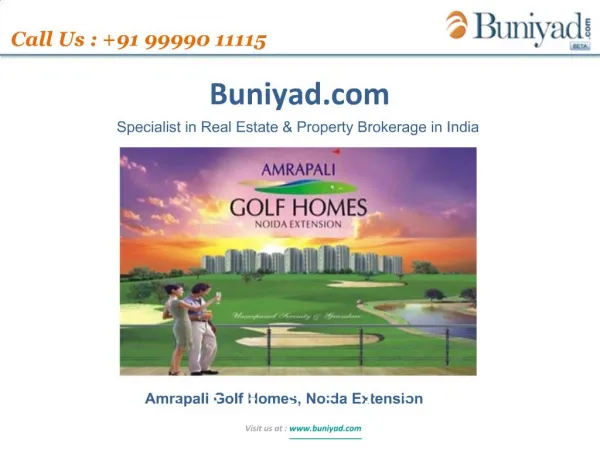 Amrapali new launch project Golf Homes