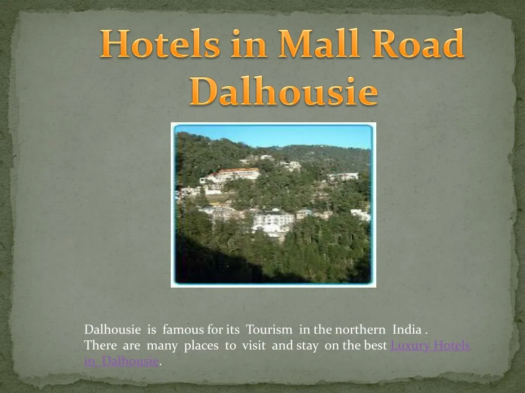 hotels in mall road dalhousie