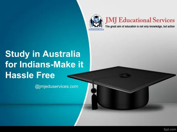 Study in Australia for Indians-Make it Hassle Free