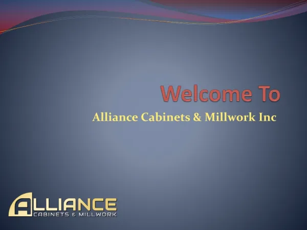 Alliance Cabinets