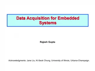 Data Acquisition in Embedded Systems: Basics of Signal Processing - slide 1