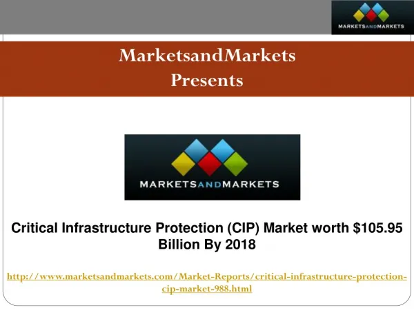 Critical Infrastructure Protection (CIP) Market worth $105.9
