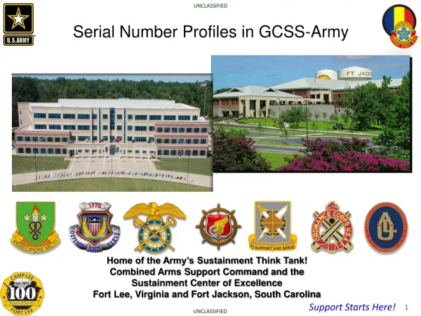 Home of the Army’s Sustainment Think Tank! Combined Arms Support Command and the