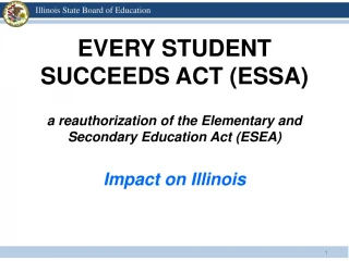 EVERY STUDENT SUCCEEDS ACT (ESSA) - slide 1
