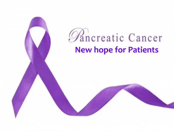 Pancreatic Cancer Discovery Offers New Hope For Patients