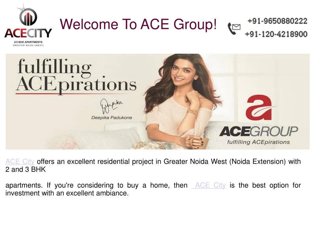 welcome to ace group