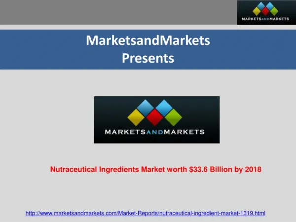 Nutraceutical Ingredient Market by Type