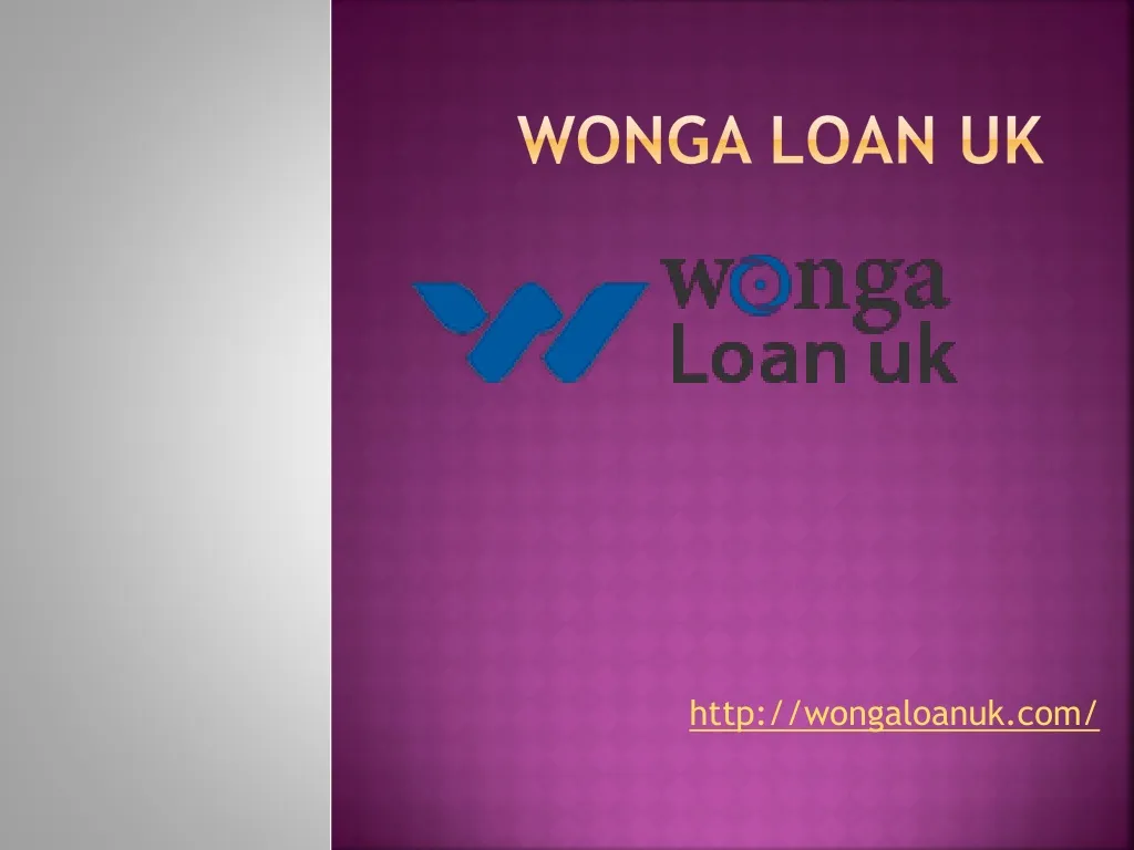 wonga loan uk