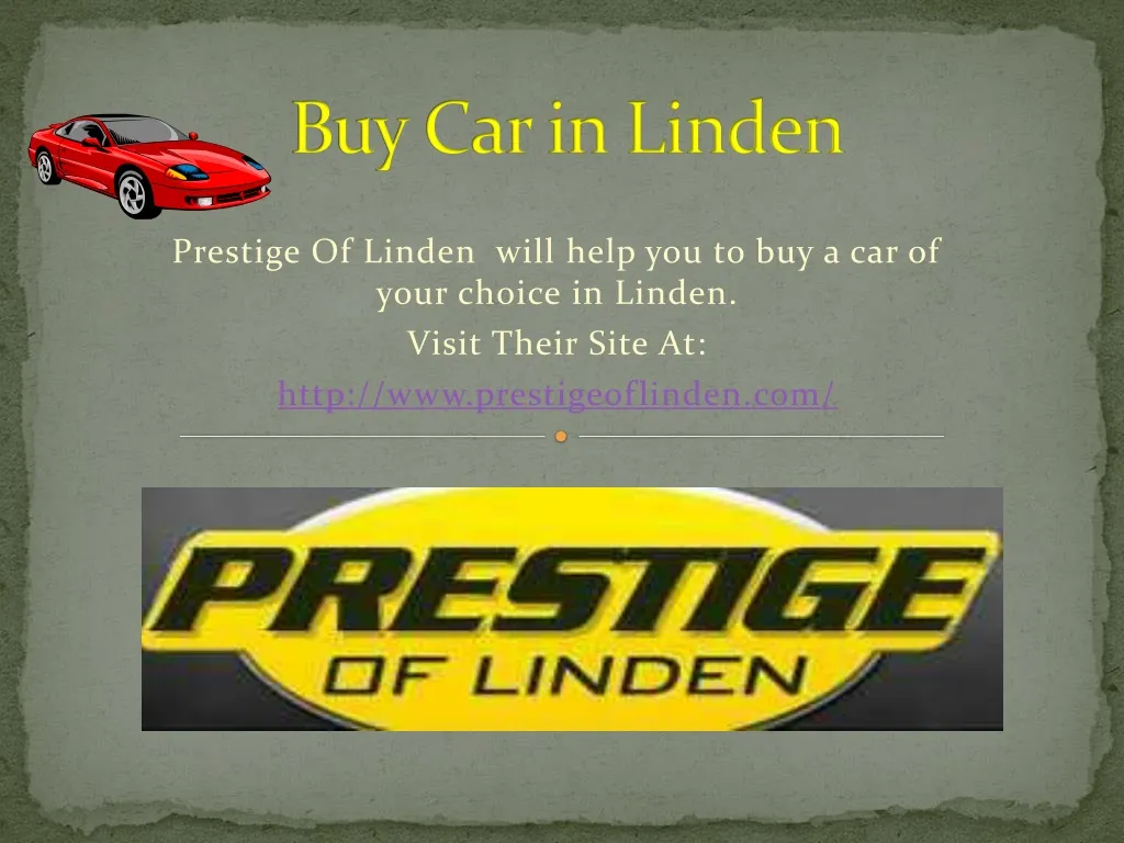 buy car in linden