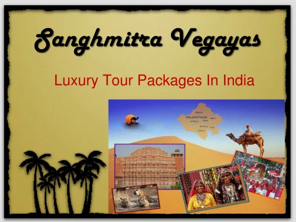 Rajasthan Tour Packages-Holidays Like Never Before