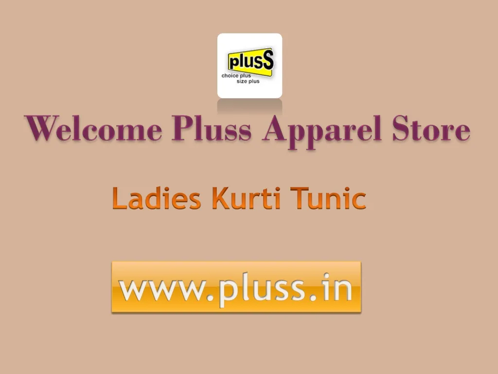 welcome pluss apparel store