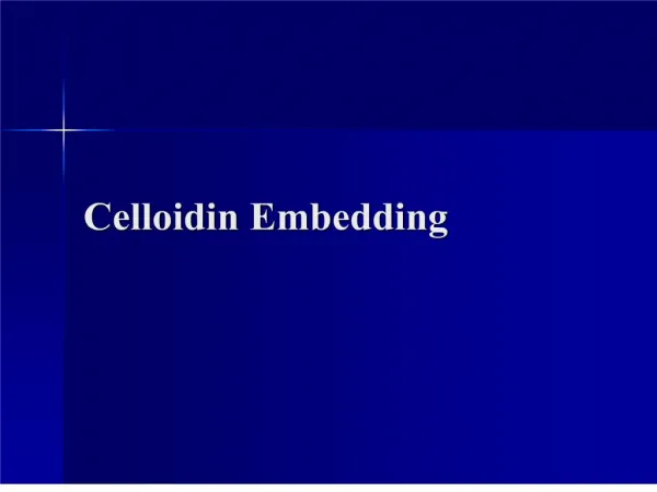 celloidin embedding