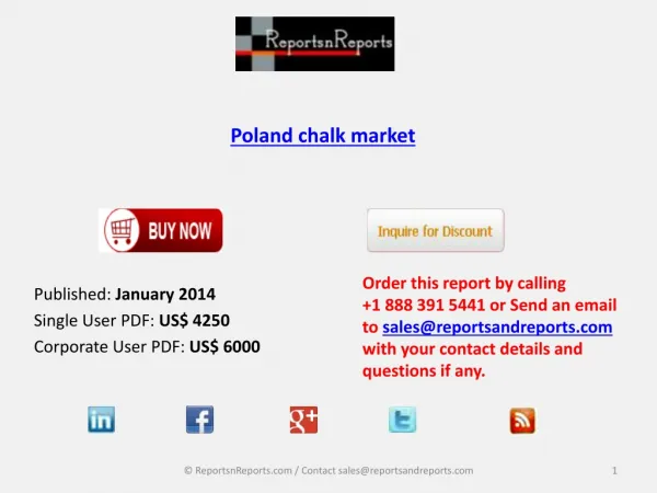 Poland chalk market Industry analysis and overview