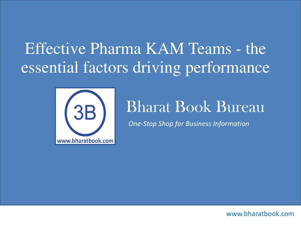 effective pharma kam teams the essential factors