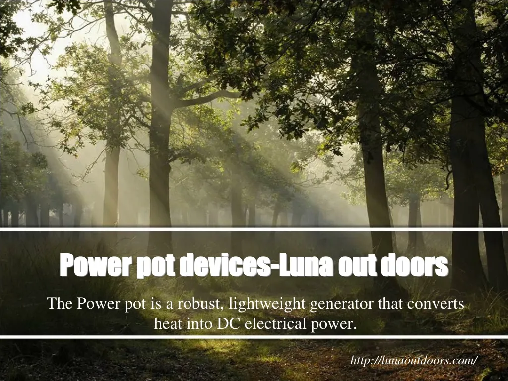 power pot devices luna out doors