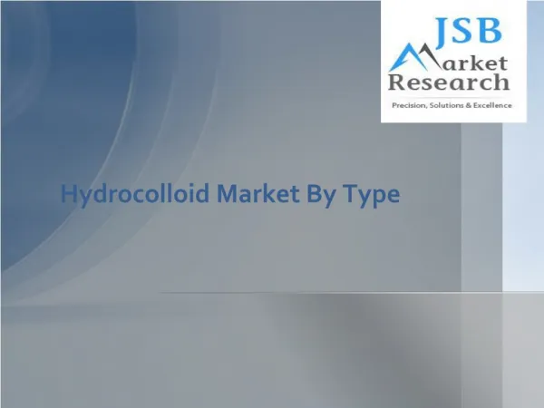 Hydrocolloid Market By Type
