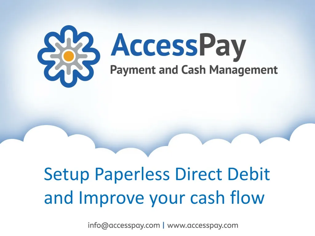 setup paperless direct debit and improve your