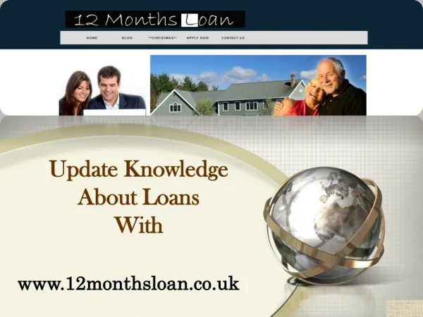 Update your knowledge With 12 Months Loan before applying fo