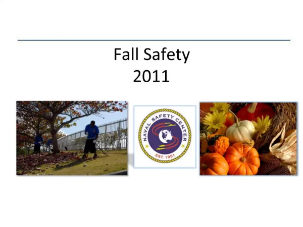 Fall Safety 2011