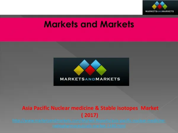 Asia-Pacific Nuclear Medicine/Radiopharmaceuticals