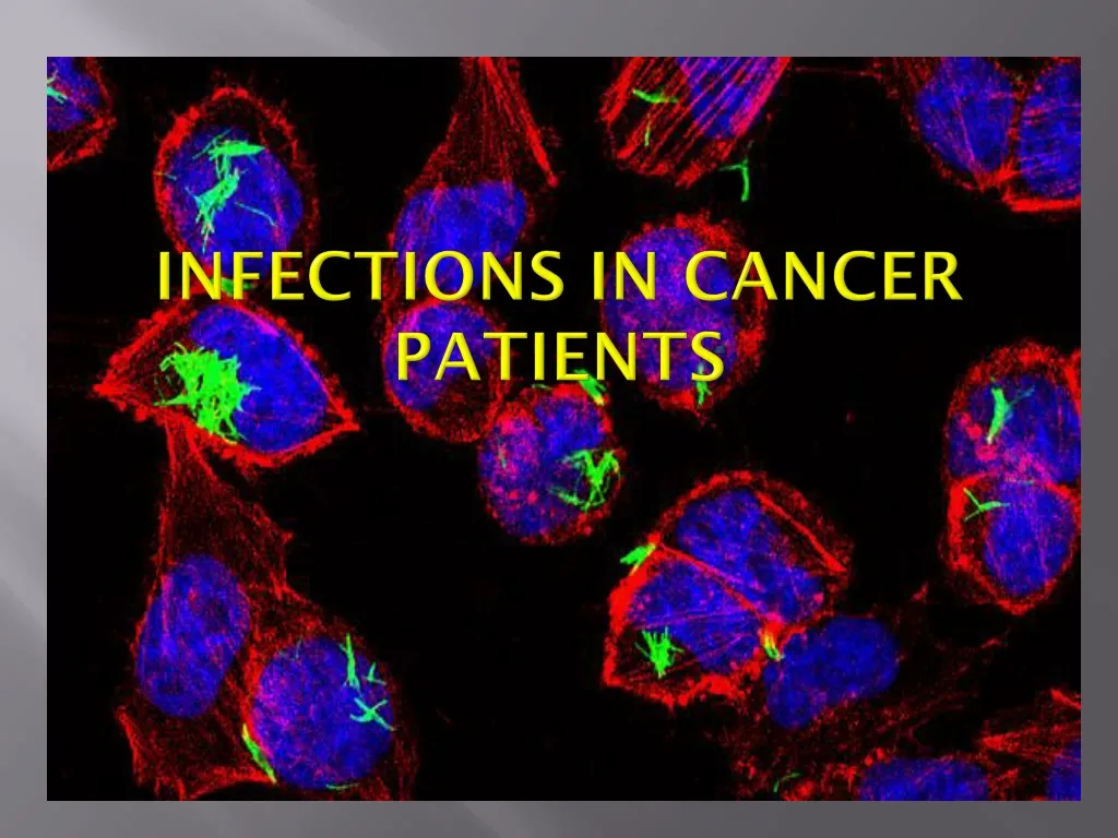 infections in cancer patients
