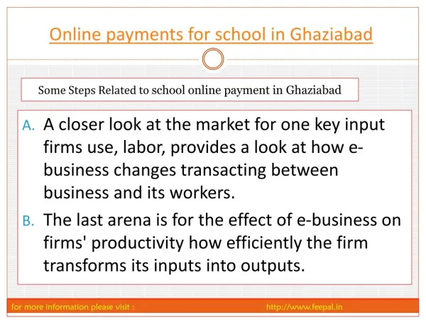 Some Information of Online payment for school in Ghaziabad