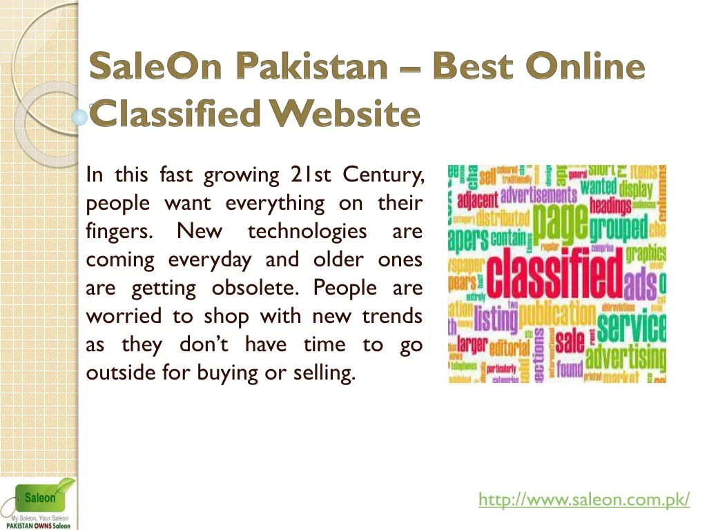 saleon pakistan best online classified website