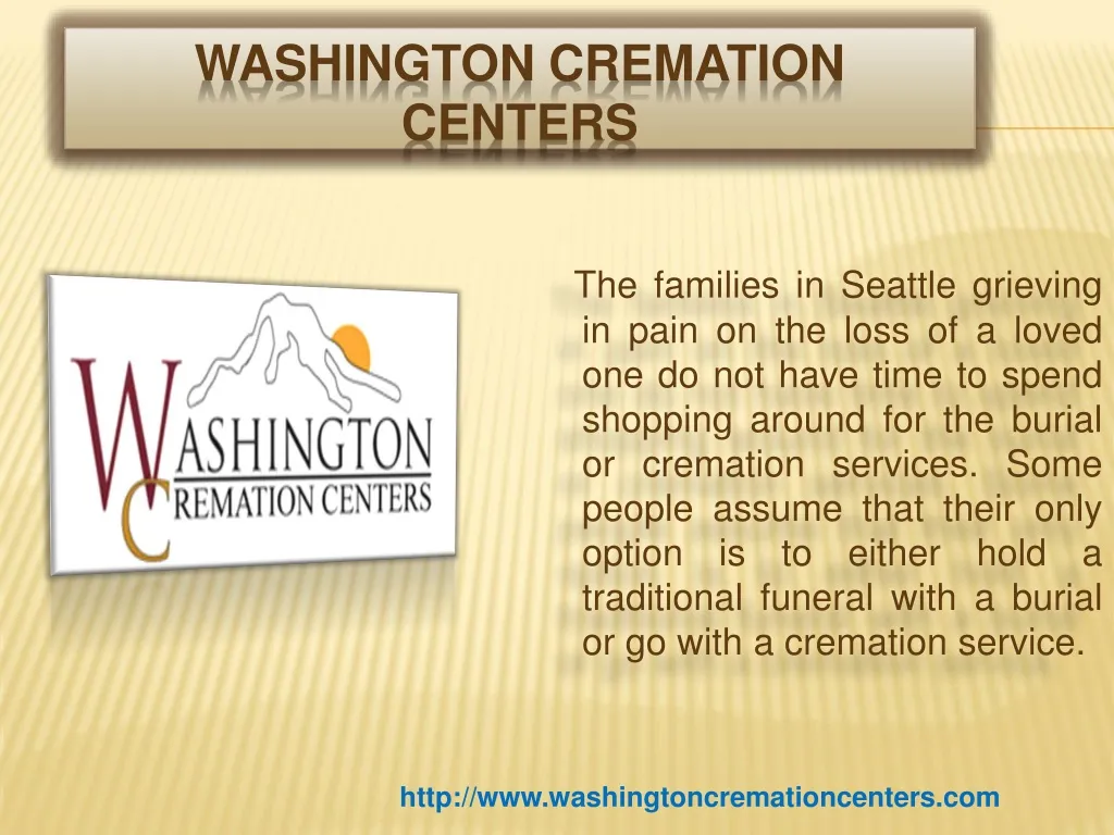 washington cremation centers