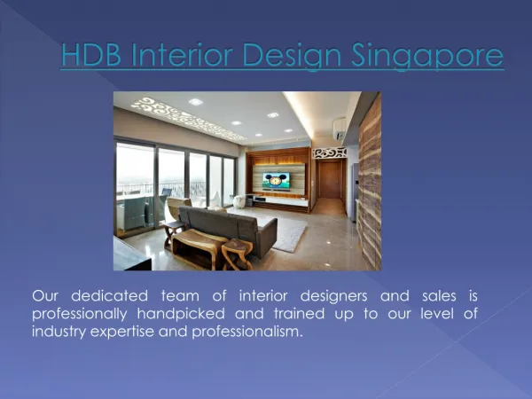 HDB Renovation Singapore