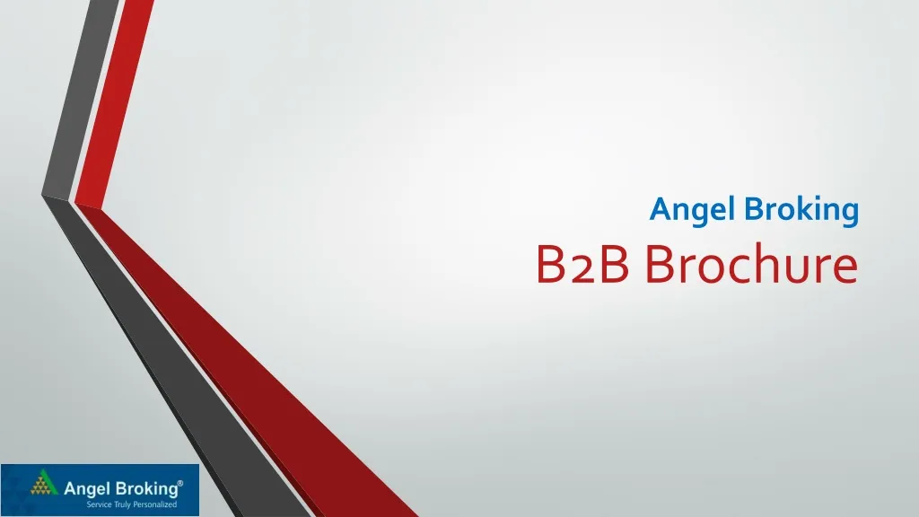 angel broking b2b brochure