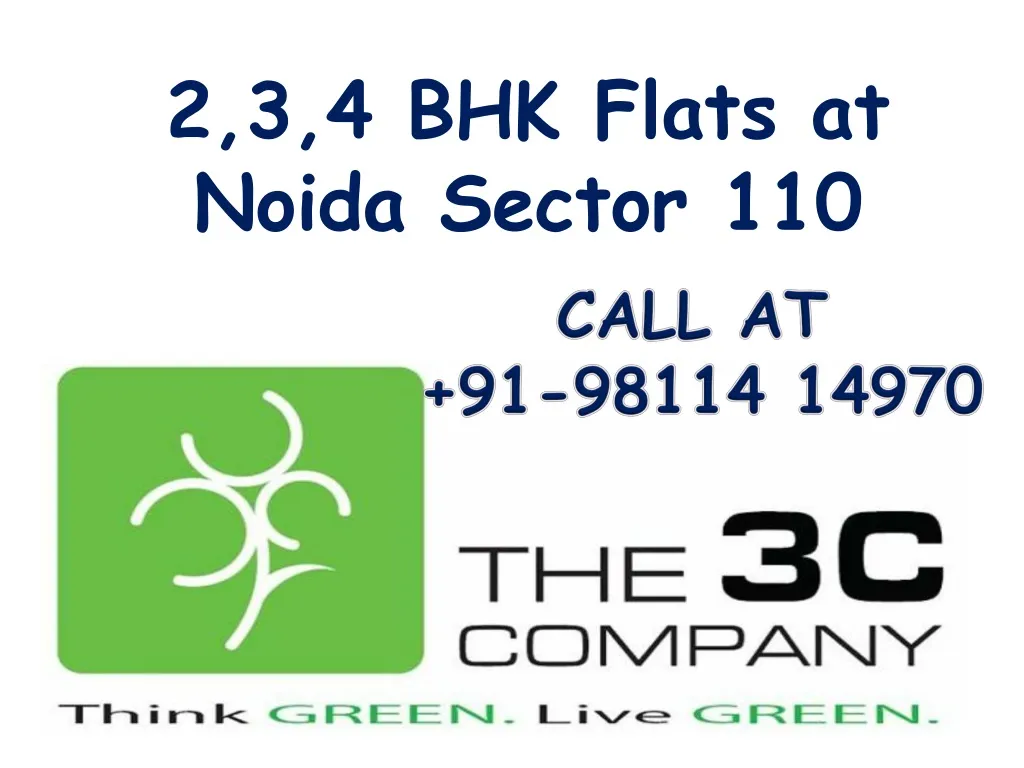 2 3 4 bhk flats at noida sector 110
