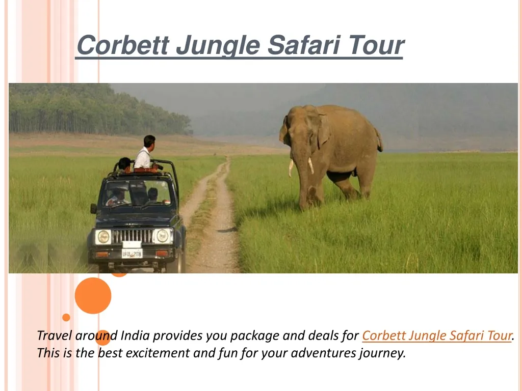 corbett jungle safari tour