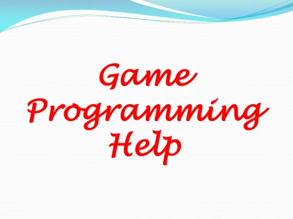 game programming help