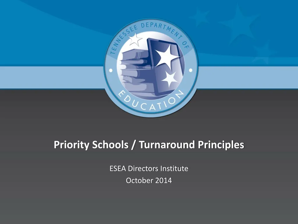 priority schools turnaround principles