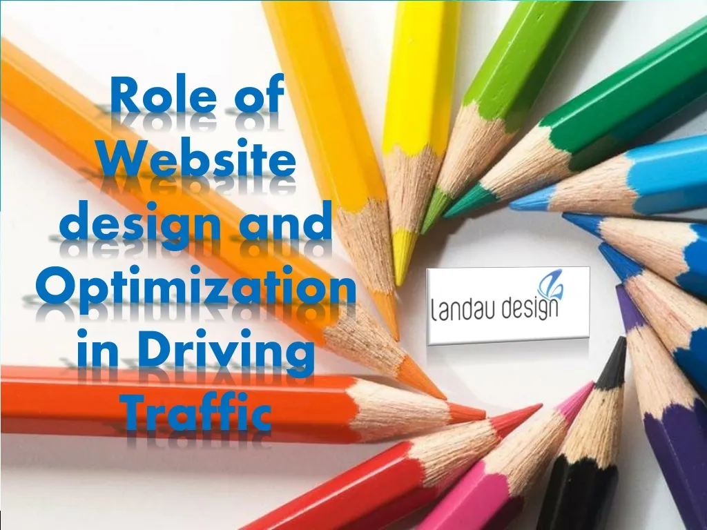role of website design and optimization