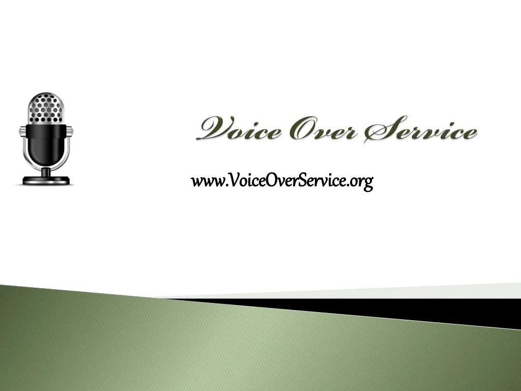 voice over service
