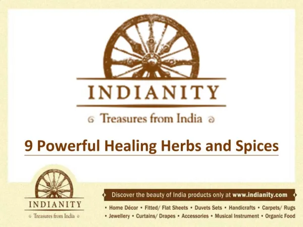 9 Powerful Healing Herbs and Spices