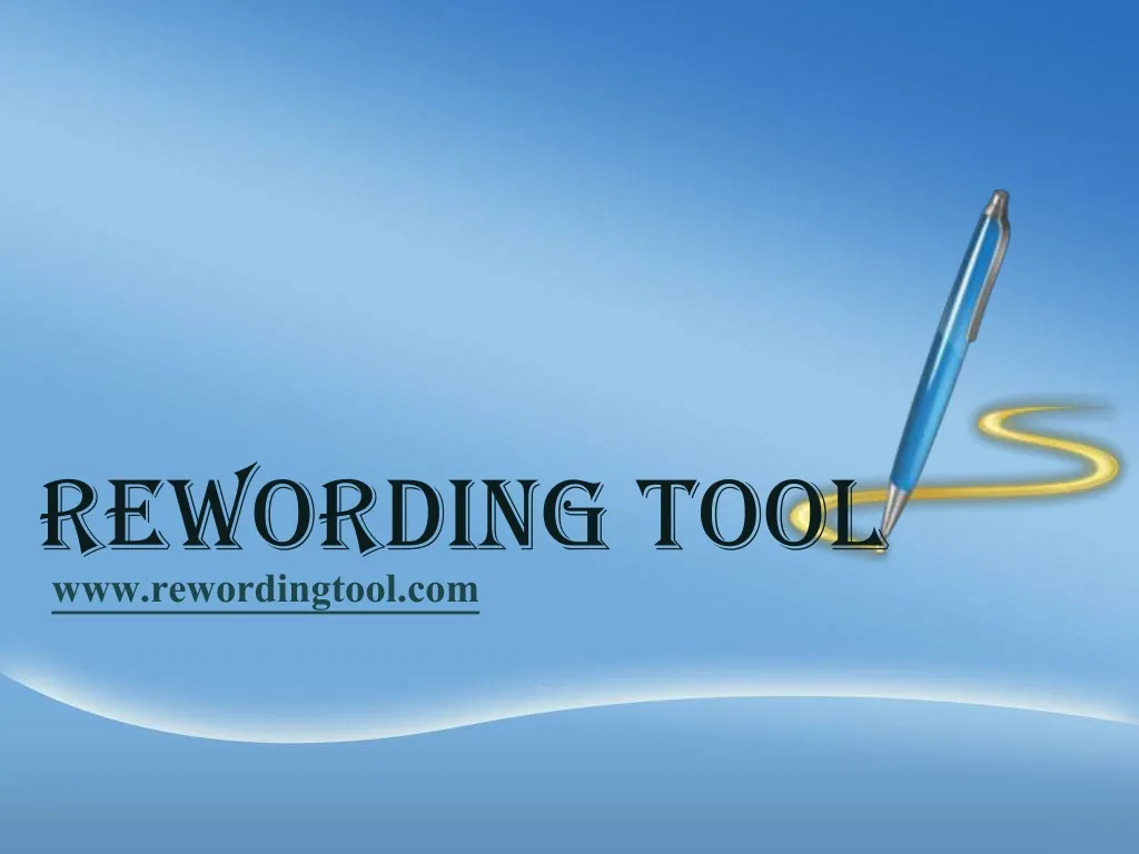 rewording tool www rewordingtool com